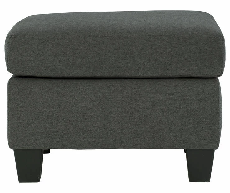 Bayonne Charcoal Ottoman 5 Bayonne Charcoal Ottoman - Image 3