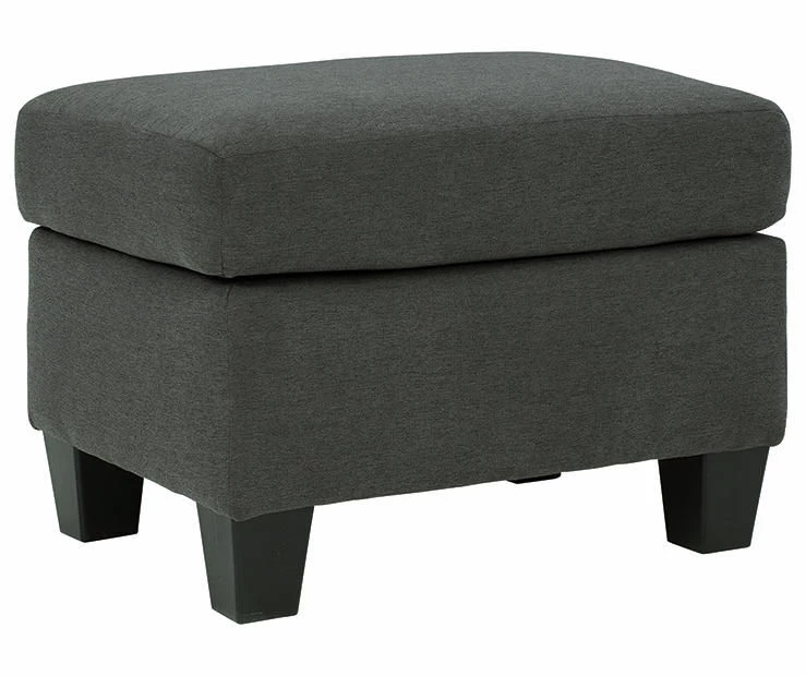 Bayonne Charcoal Ottoman 3 Bayonne Charcoal Ottoman