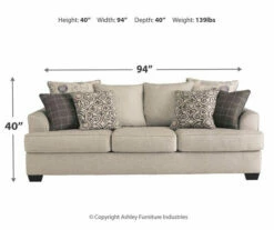 Velletri Pewter Sofa -Storage supplies store 810594666 3