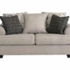 Velletri Pewter Loveseat 2 Velletri Pewter Loveseat -Storage supplies store 810594667