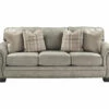 Olsberg Steel Faux Suede Sofa 1 Olsberg Steel Faux Suede Sofa -Storage supplies store 810594668
