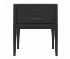 Ameriwood Madison Lane Faux Marble Nightstand