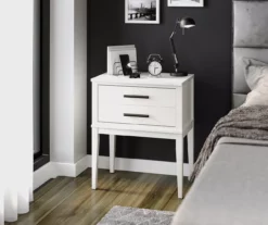 Ameriwood Madison Lane Faux Marble Nightstand -Storage supplies store 810596933 5