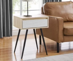 Walker Edison Fluted Side Table 5 Walker Edison Fluted Side Table -Storage supplies store 810597312 B0