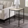 Walker Edison Tiered Side Table 1 Walker Edison Tiered Side Table -Storage supplies store 810597313 B0