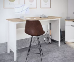 Evolution Vantage White & Weathered Oak Workbench -Storage supplies store 810597743 4