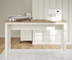 Evolution Vantage White & Weathered Oak Workbench -Storage supplies store 810597743 5