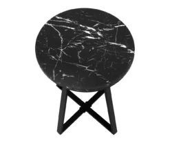 Monarch Faux Marble & Metal Accent Table -Storage supplies store 810598395 A5