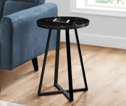 Monarch Faux Marble & Metal Accent Table -Storage supplies store 810598395 B0