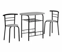 Monarch 3-Piece Dining Set 24 Monarch 3-Piece Dining Set -Storage supplies store 810598492 A0 1