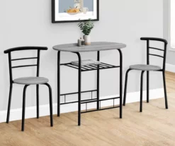 Monarch 3-Piece Dining Set 37 Monarch 3-Piece Dining Set -Storage supplies store 810598492 B0