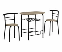 Monarch 3-Piece Dining Set 23 Monarch 3-Piece Dining Set -Storage supplies store 810598493 A0 1