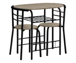 Monarch 3-Piece Dining Set 31 Monarch 3-Piece Dining Set -Storage supplies store 810598493 A0 2