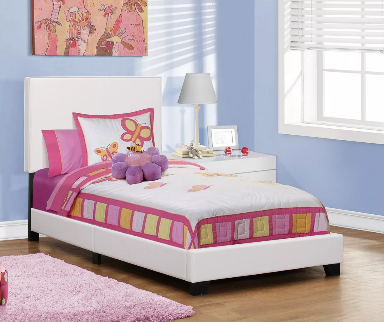 Monarch Faux Leather Twin Bed 12 Monarch Faux Leather Twin Bed - Image 10