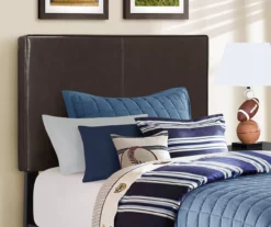 Monarch Faux Leather Twin Bed 18 Monarch Faux Leather Twin Bed -Storage supplies store 810598496 B8