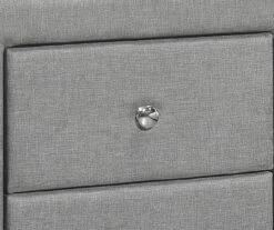 Monarch Linen Upholstered Nightstand 16 Monarch Linen Upholstered Nightstand -Storage supplies store 810598500 A8