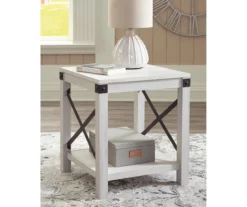 Bayflynn End Table -Storage supplies store 810598671