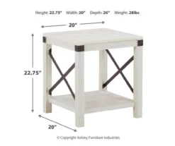Bayflynn End Table -Storage supplies store 810598671 3