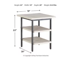 Bayflynn Open End Tables, 2-Pack -Storage supplies store 810598675 3