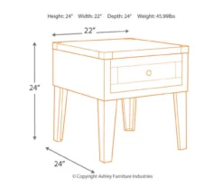 Chazney End Table -Storage supplies store 810598691 2