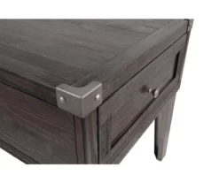 Todoe End Table With USB Ports & Outlets -Storage supplies store 810598692 10