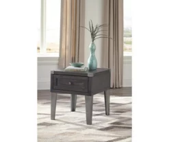 Todoe End Table With USB Ports & Outlets -Storage supplies store 810598692 11
