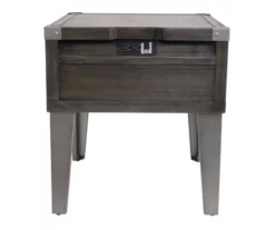 Todoe End Table With USB Ports & Outlets -Storage supplies store 810598692 2