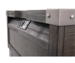 Todoe End Table With USB Ports & Outlets -Storage supplies store 810598692 4