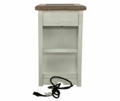 Bolanburg Chairside End Table With USB Ports, Outlets & Tray -Storage supplies store 810598698 10