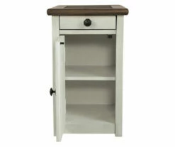 Bolanburg Chairside End Table With USB Ports, Outlets & Tray