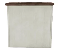 Bolanburg Chairside End Table With USB Ports, Outlets & Tray -Storage supplies store 810598698 8