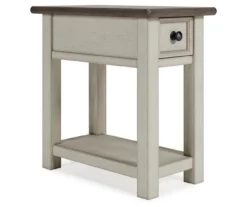 Bolanburg Chairside End Table With USB Ports & Outlets -Storage supplies store 810598700 4