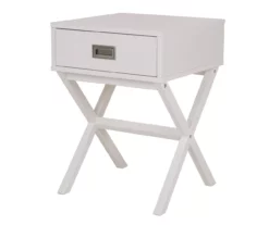 Glitzhome X-Leg End Table -Storage supplies store 810598716 A0 1