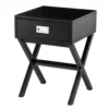 Glitzhome X-Leg End Table -Storage supplies store 810598717 A0 1