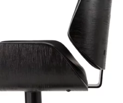 Glitzhome Mid-Century Modern Faux Leather Adjustable Bar Stools, 2-Pack -Storage supplies store 810598741 A0 5