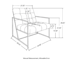 Glitzhome Modern Industrial Faux Leather Accent Chairs, 2-Pack -Storage supplies store 810598913 A0 8