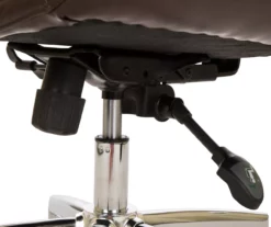 Dark Brown Mid-Century Modern Faux Leather Executive Office Chair 15 Dark Brown Mid-Century Modern Faux Leather Executive Office Chair -Storage supplies store 810598937 A0 6