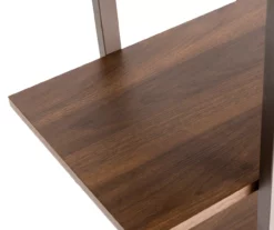 Walnut Modern Open 4-Shelf Bookcase 12 Walnut Modern Open 4-Shelf Bookcase -Storage supplies store 810598940 A0 5