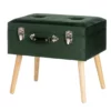 Glitzhome Velvet Suitcase Storage Stool -Storage supplies store 810598947 A0 1