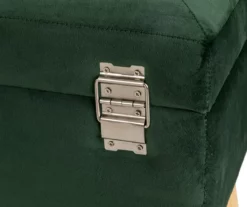 Glitzhome Velvet Suitcase Storage Stool -Storage supplies store 810598947 A0 4