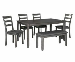 Fairview 6-Piece Dining Set With Bench
