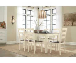 Woodanville 7-Piece Dining Set 8 Woodanville 7-Piece Dining Set -Storage supplies store 810599358