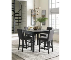Garvine 5-Piece Counter-Height Dining Set -Storage supplies store 810599360