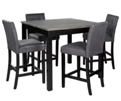 Garvine 5-Piece Counter-Height Dining Set