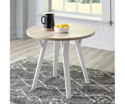Grannen Round Dining Table -Storage supplies store 810599563 9