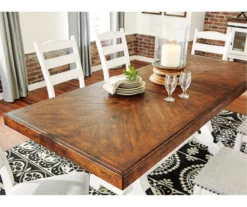 Valebeck Extension Leaf Dining Table -Storage supplies store 810599574 2