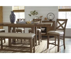 Moriville Extension Leaf Counter-Height Dining Table -Storage supplies store 810599583 5