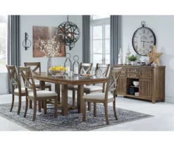 Moriville Extension Leaf Dining Table -Storage supplies store 810599584 2