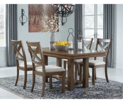 Moriville Extension Leaf Dining Table -Storage supplies store 810599584