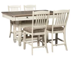 Bolanburg Counter-Height Dining Table With Wine Bottle Storage -Storage supplies store 810599589 4